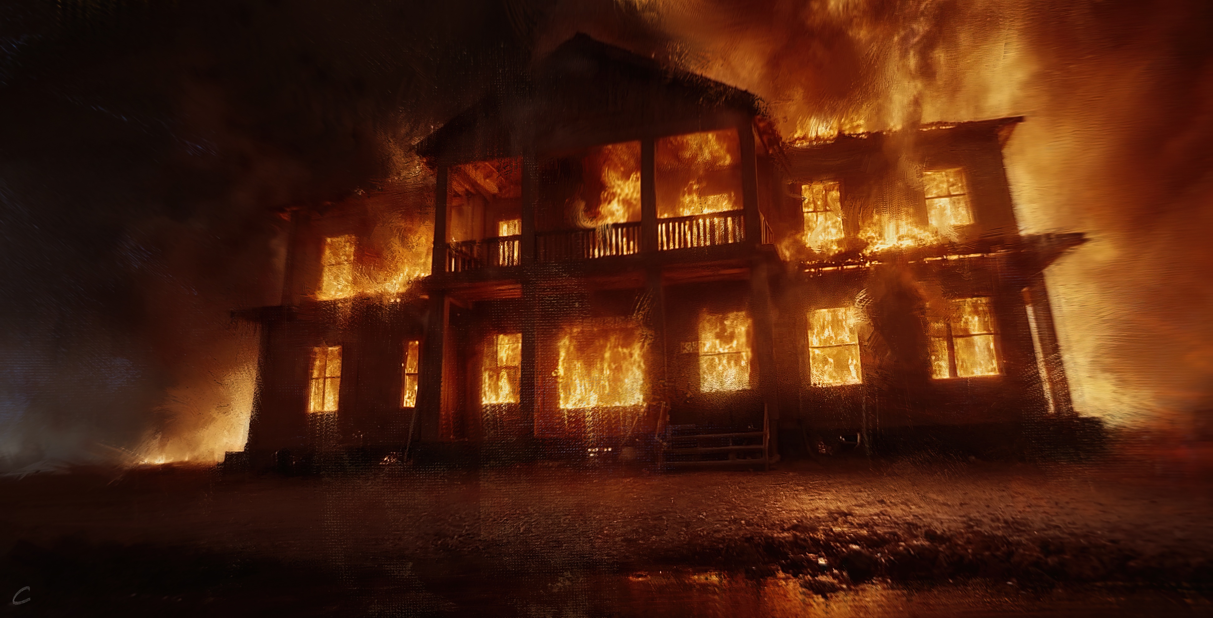 VanNess burning