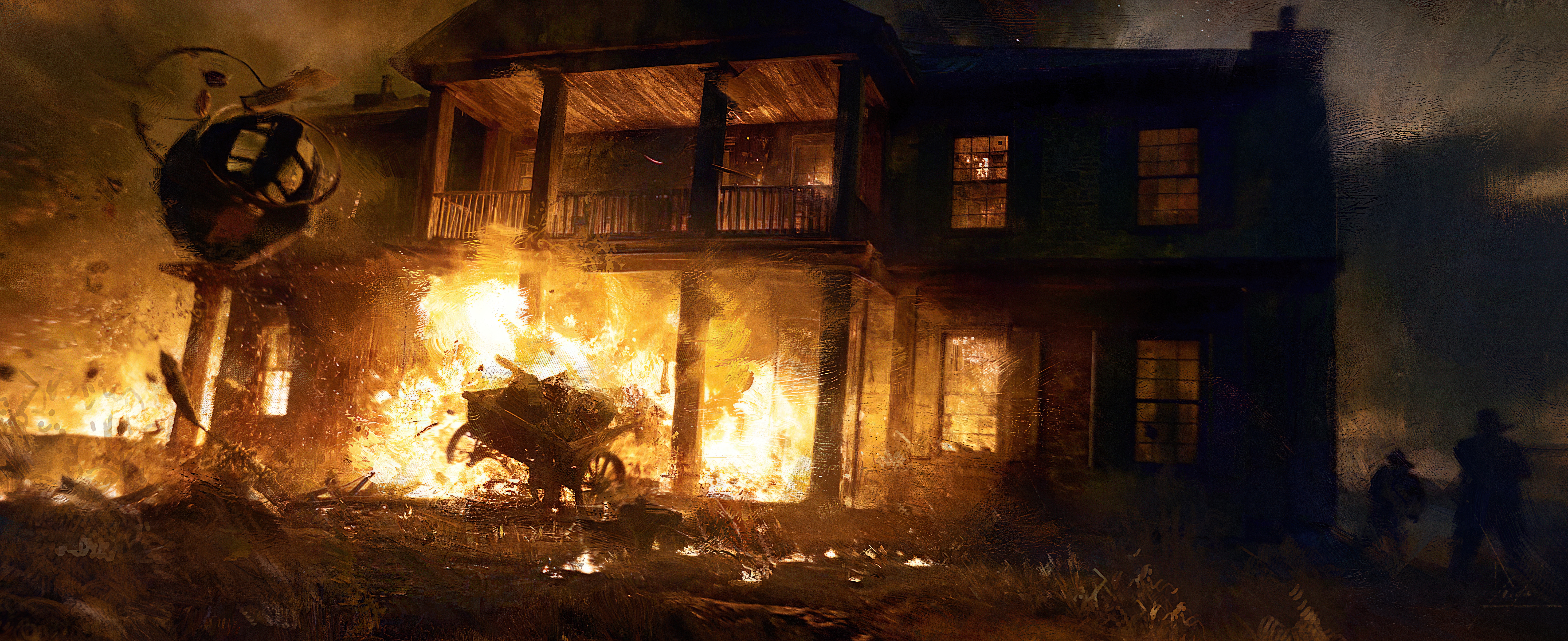 Wagon explosion