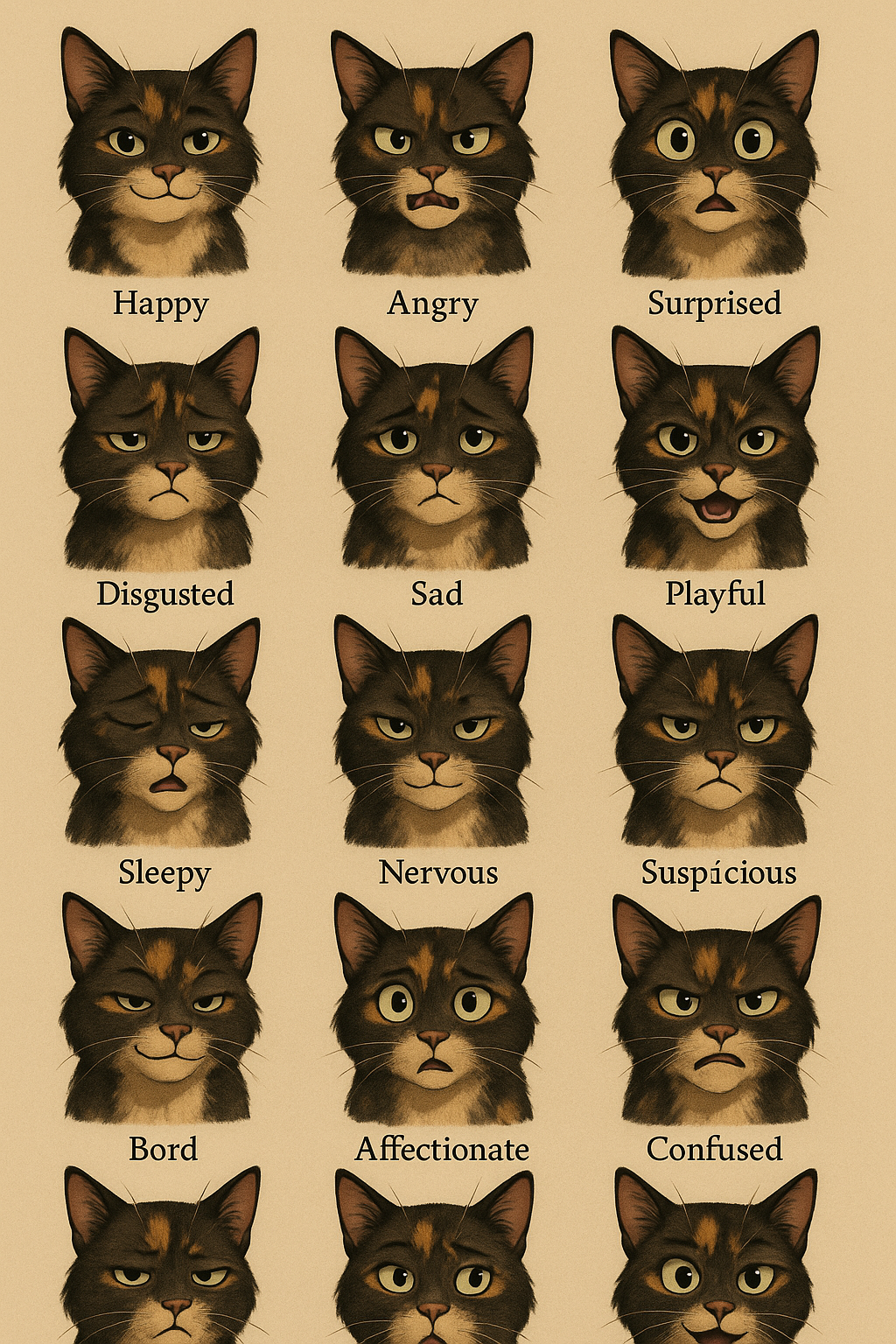 Expression Mood Grid