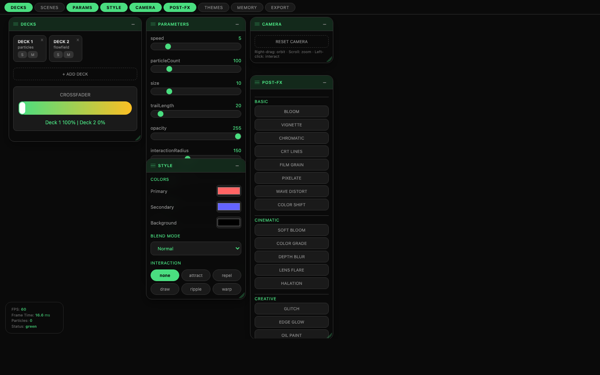 Animal Studio, Green Wireframe